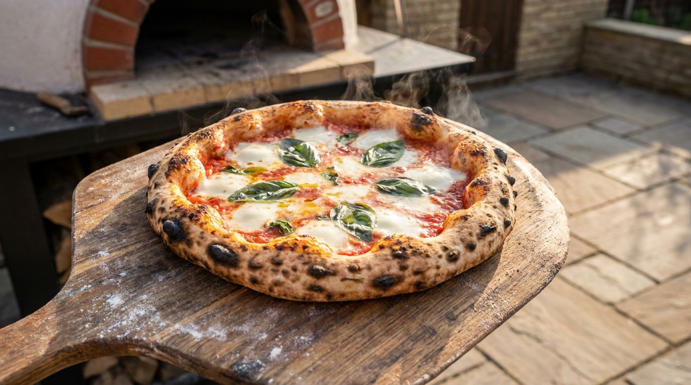 Outdoor pizza oven construction
