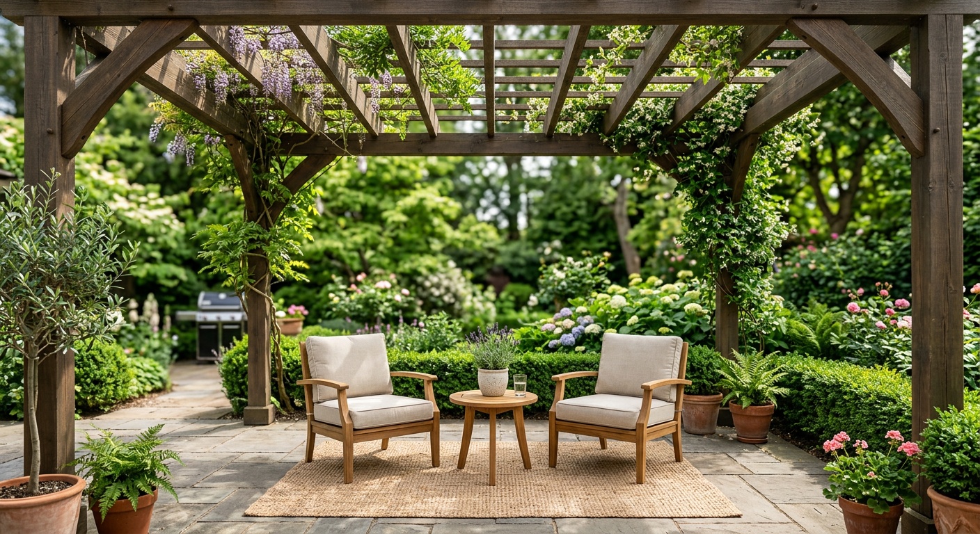 Backyard shade structures