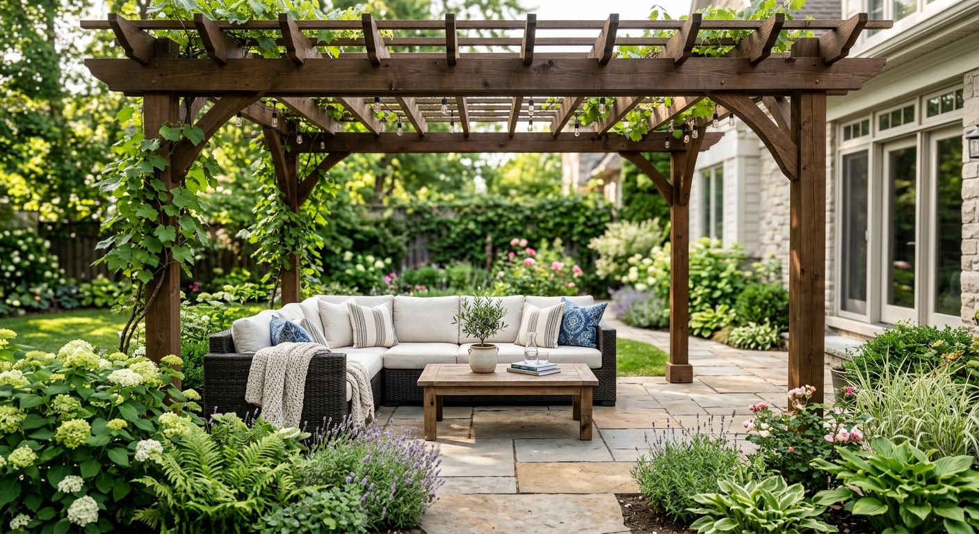 Patio shade structures