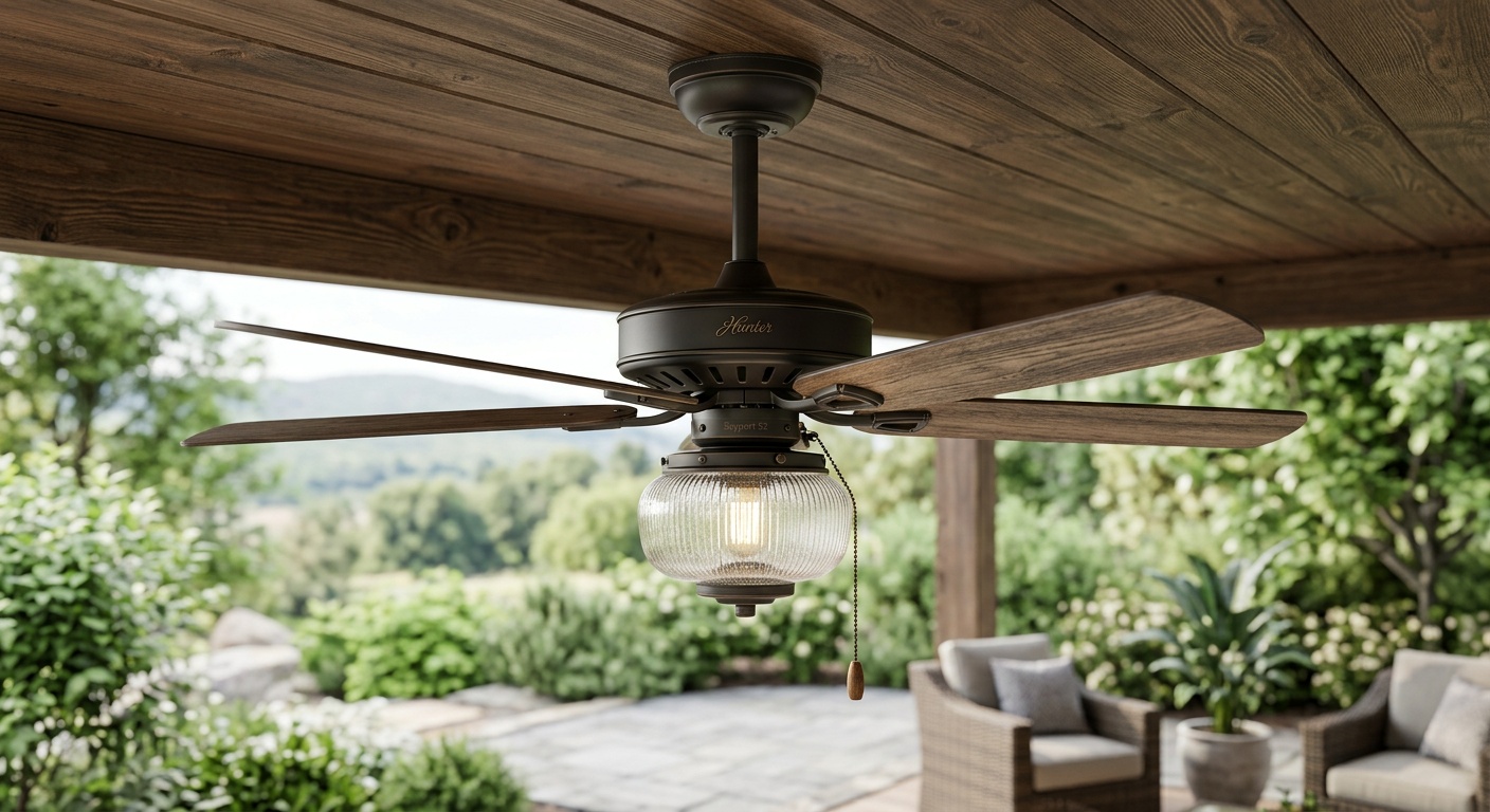 Outdoor ceiling fans